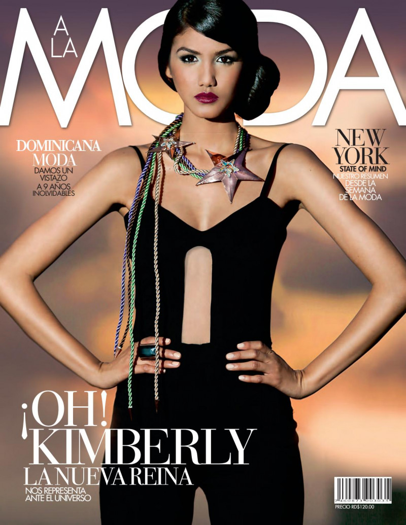 Kimberly Castillo featured on the A La Moda cover from September 2014