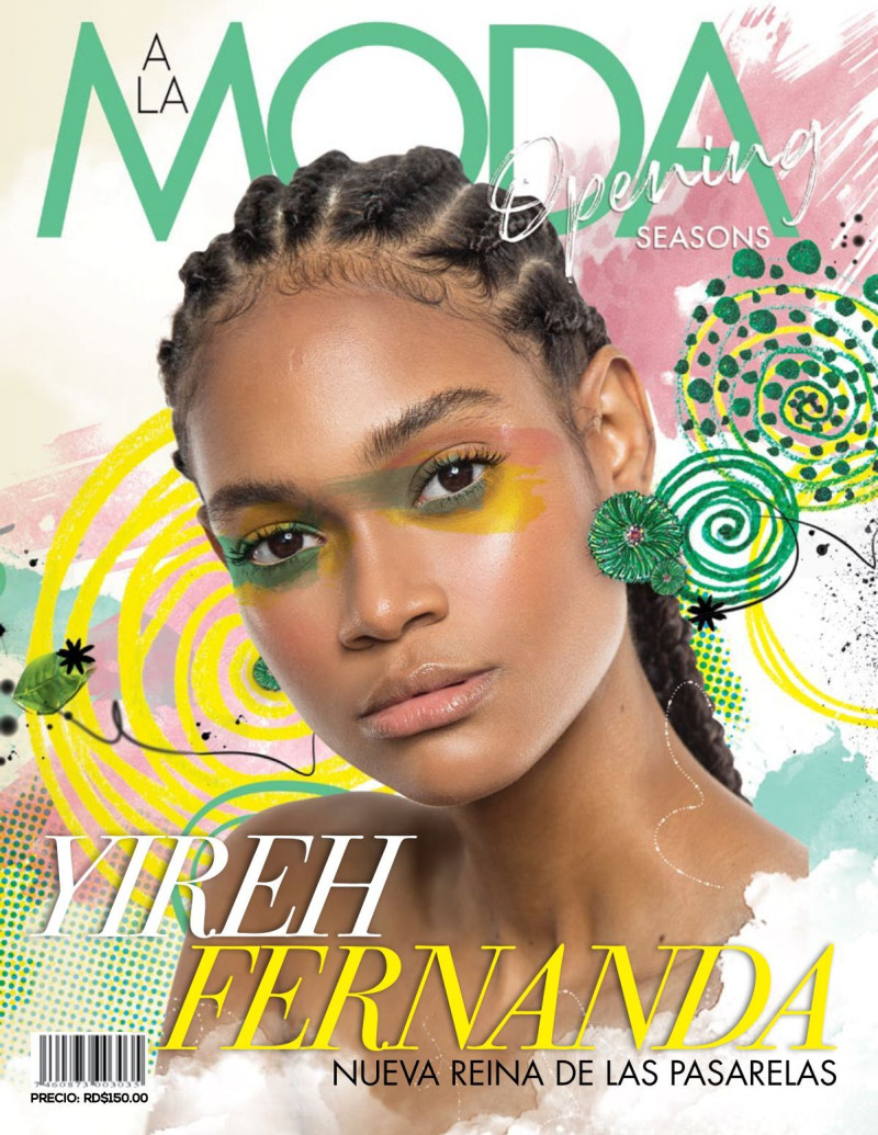 Yireh Fernanda featured on the A La Moda cover from May 2020