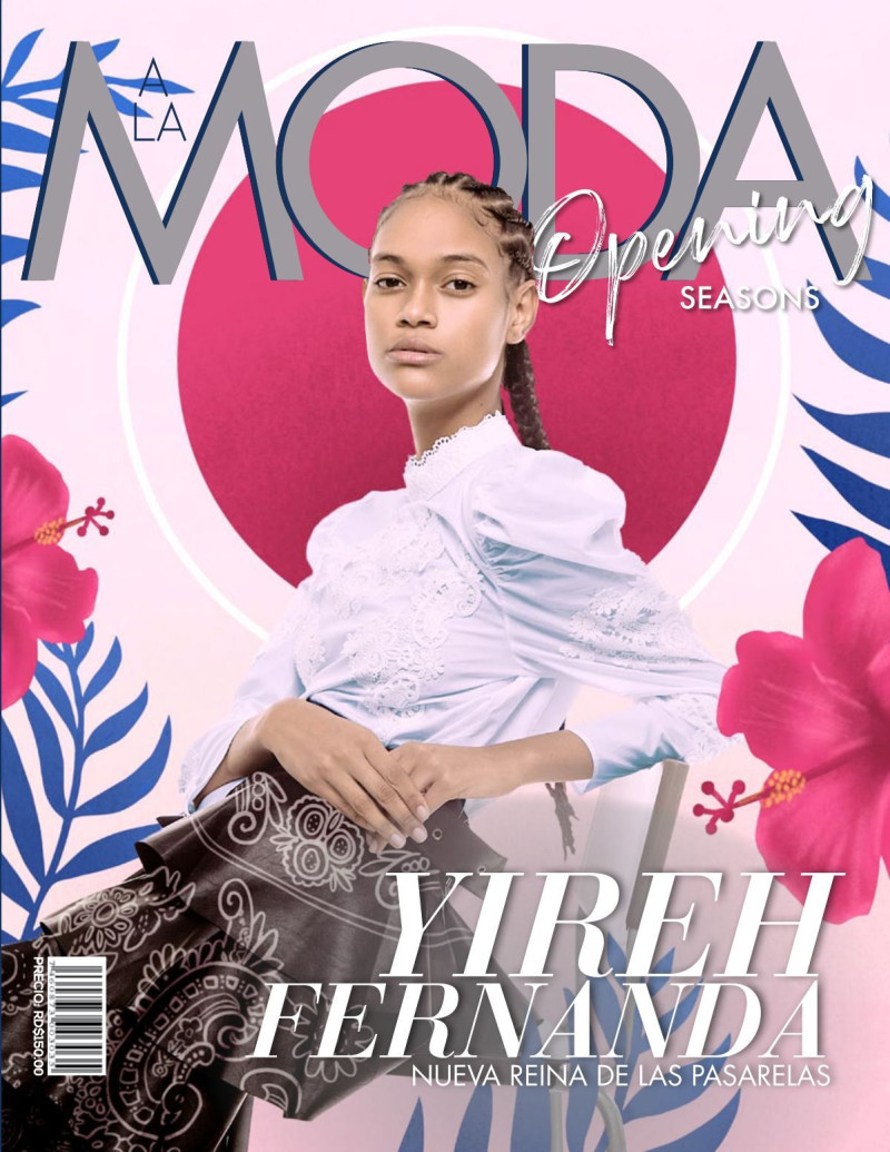 Yireh Fernanda featured on the A La Moda cover from May 2020