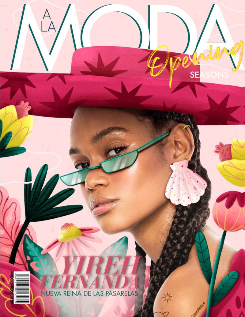 Yireh Fernanda featured on the A La Moda cover from May 2020
