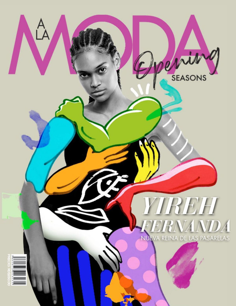 Yireh Fernanda featured on the A La Moda cover from May 2020