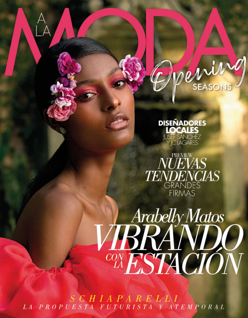 Arabelly Matos featured on the A La Moda cover from April 2021