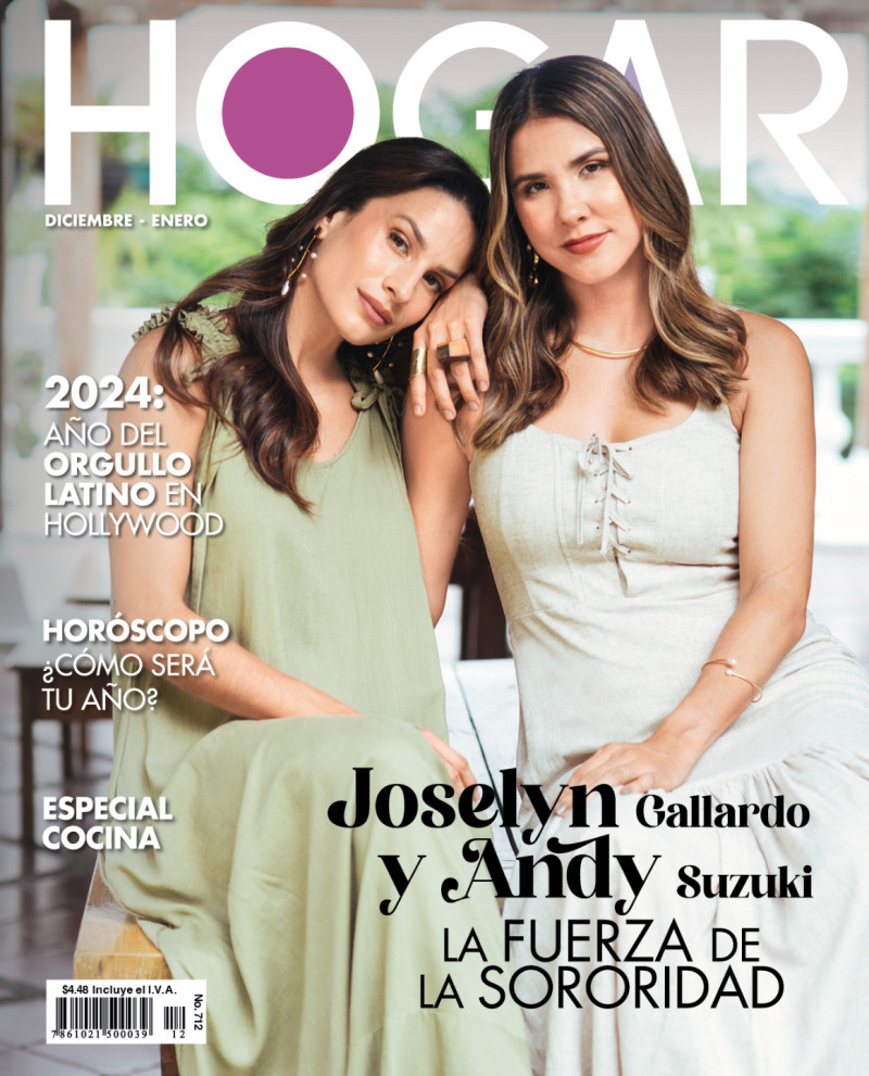 Joselyn Gallardo, Andy Suzuki featured on the Hogar cover from January 2024