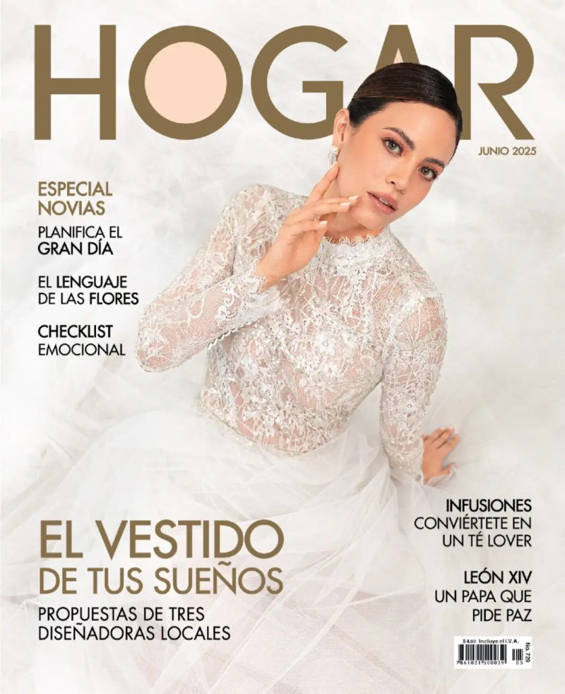 Nicole Zambrano featured on the Hogar cover from June 2025