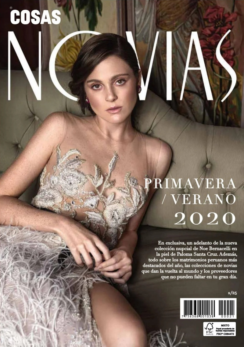 Paloma Santa Cruz  featured on the Cosas Novias Peru cover from September 2019