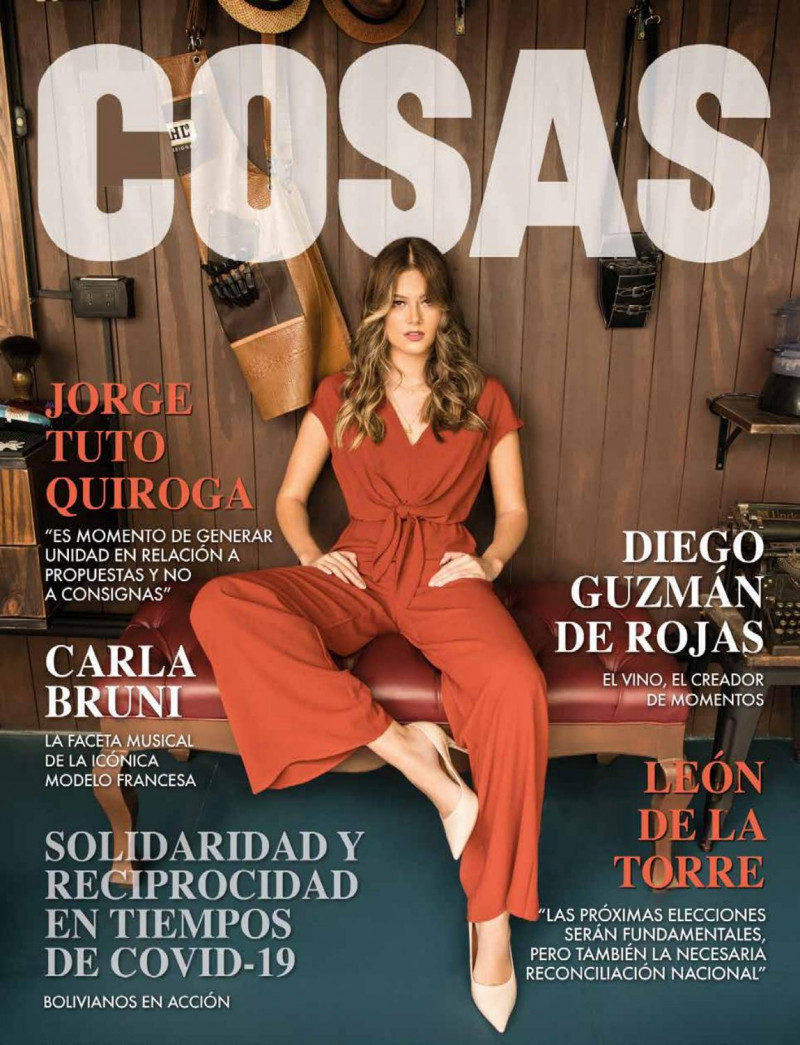 Ana Fabia Cassis featured on the Cosas Bolivia cover from August 2020