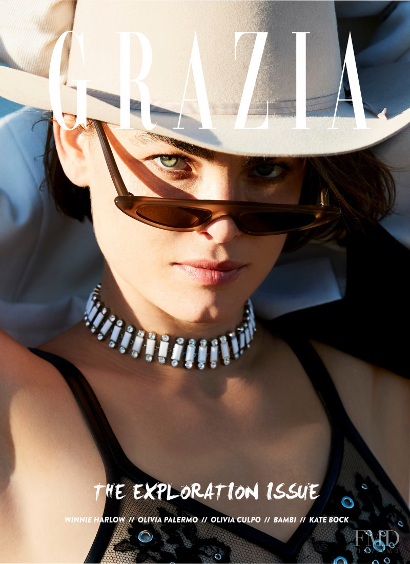 Bambi Northwood-Blyth featured on the Grazia Australia cover from October 2018