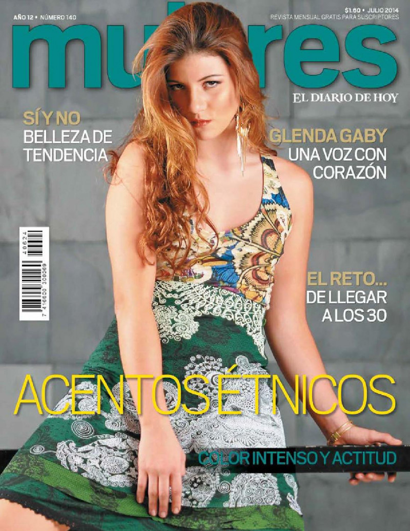 Maria Fernanda Weil featured on the Mujeres cover from July 2014