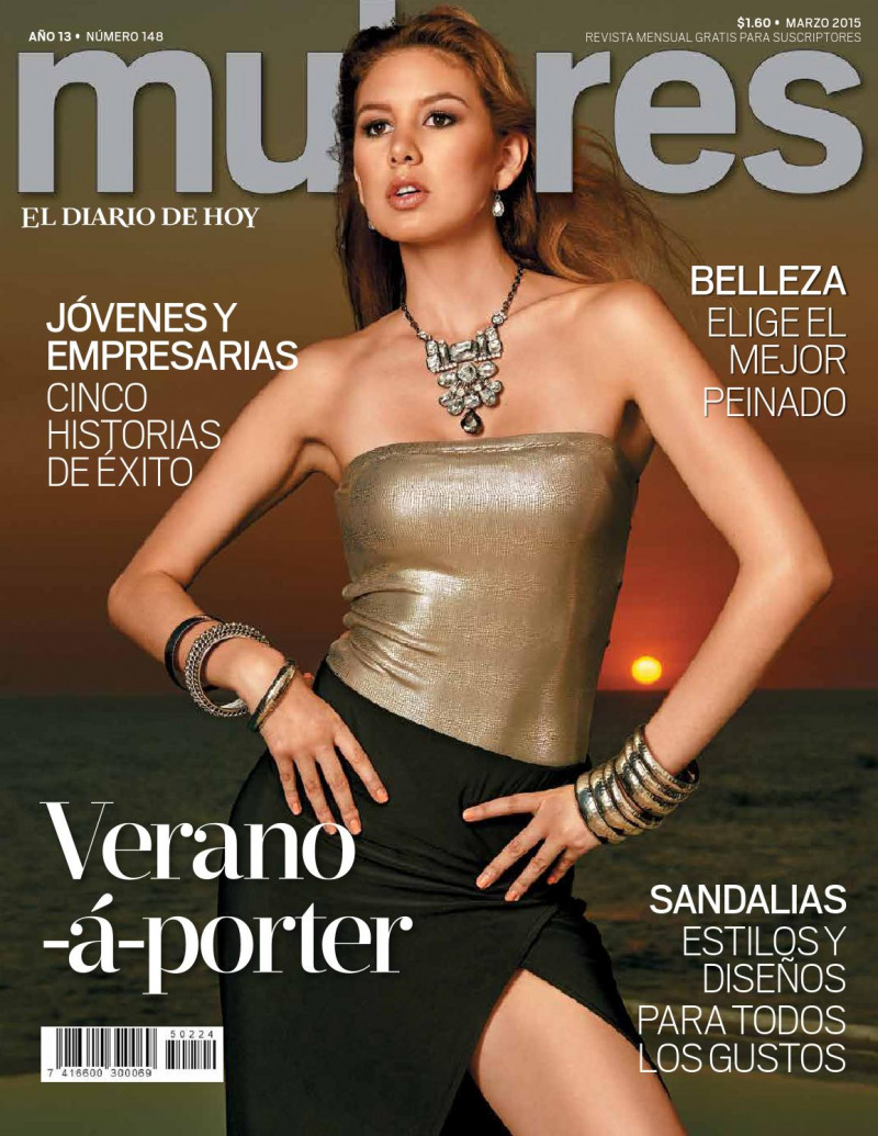 Vanessa Velasquez featured on the Mujeres cover from March 2015