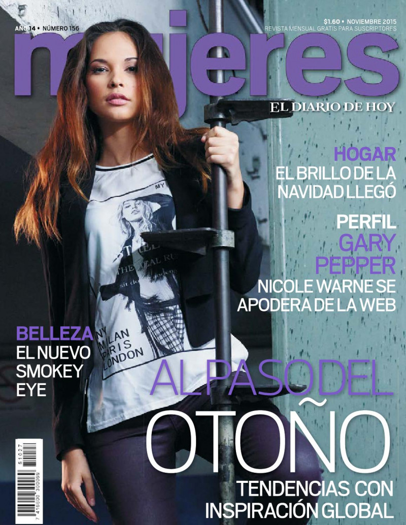 Ana Cortez featured on the Mujeres cover from November 2015