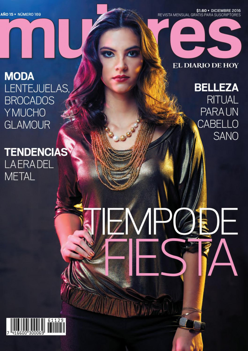 Adriana Garcia featured on the Mujeres cover from December 2016