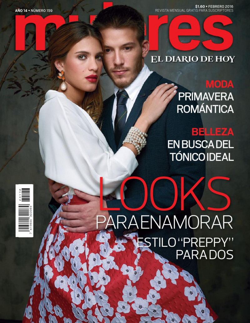 Valeria Rios, Enrique Martinez featured on the Mujeres cover from February 2016