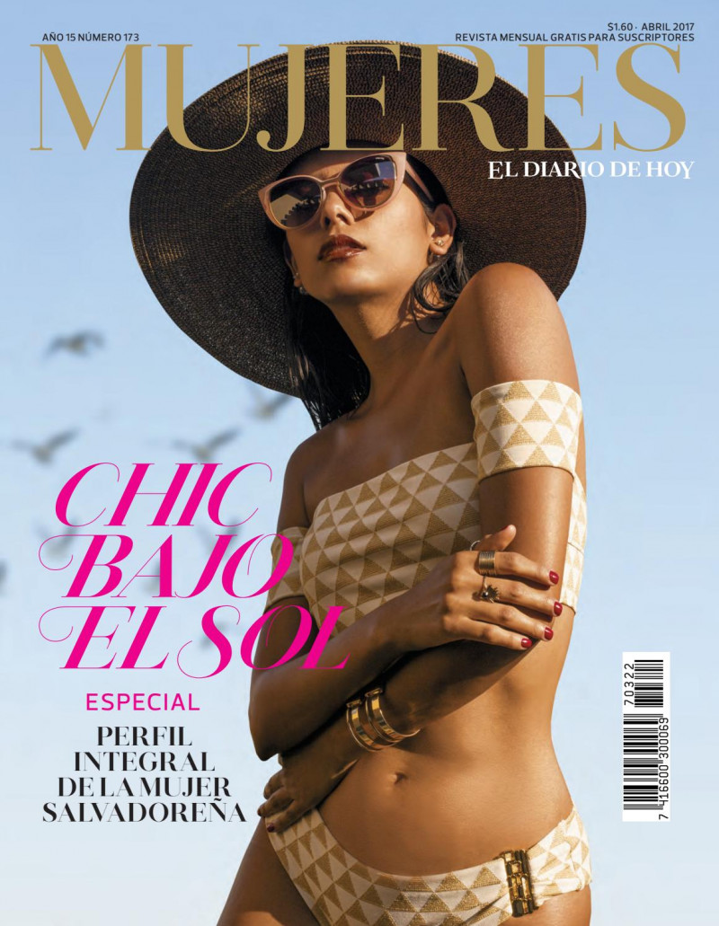 Monica Guzman featured on the Mujeres cover from April 2017