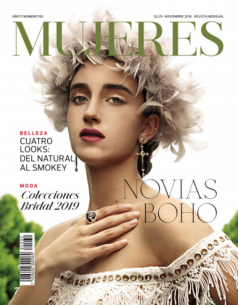 Sofia Puente featured on the Mujeres cover from November 2018