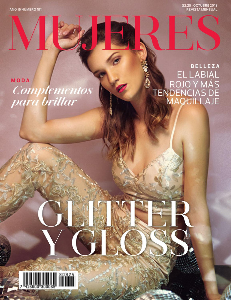Fernanda Garzona featured on the Mujeres cover from October 2018