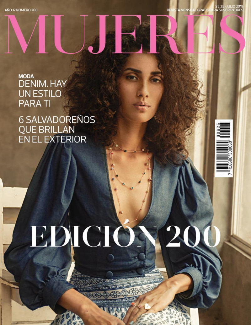 Jocelyn Ortiz featured on the Mujeres cover from July 2019