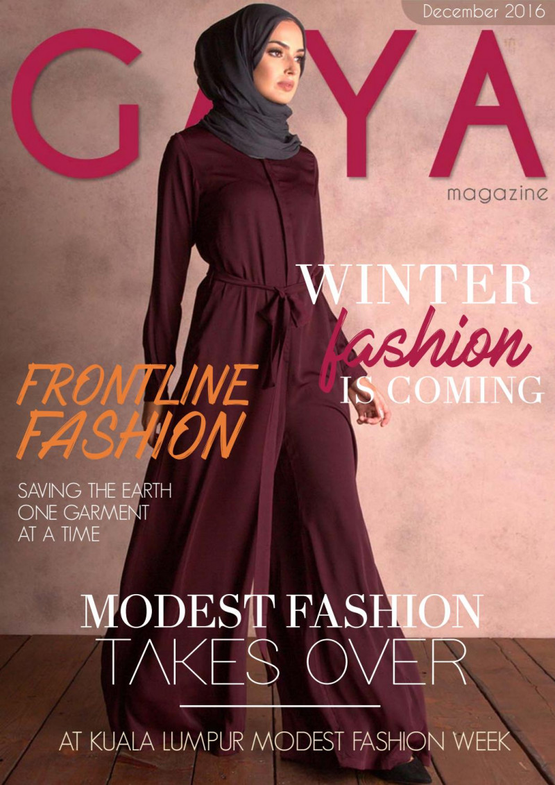  featured on the Gaya cover from December 2016