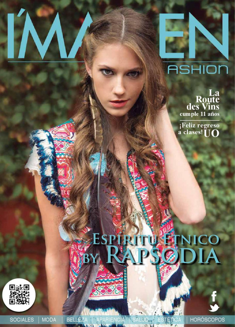 Erica Pierson featured on the I\'magen in Fashion cover from August 2013