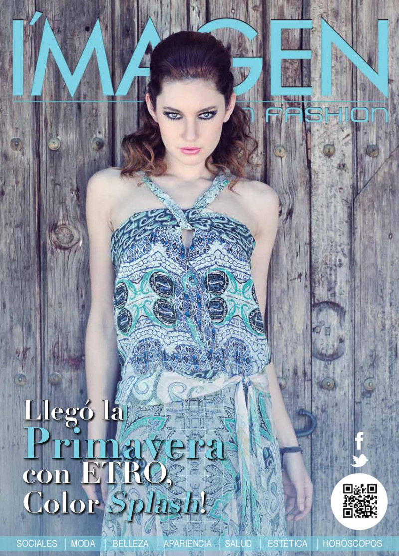 Lis Fitzgerald featured on the I\'magen in Fashion cover from March 2013