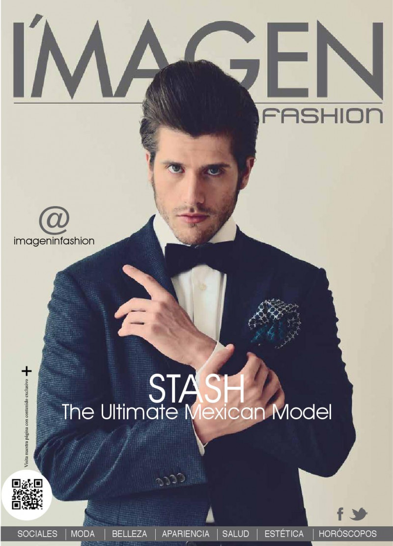 Stash Souza featured on the I\'magen in Fashion cover from October 2013