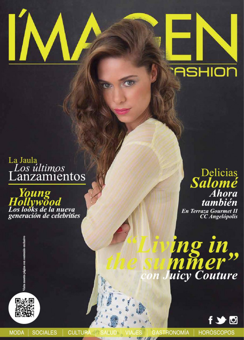 River Hoeboer featured on the I\'magen in Fashion cover from August 2014