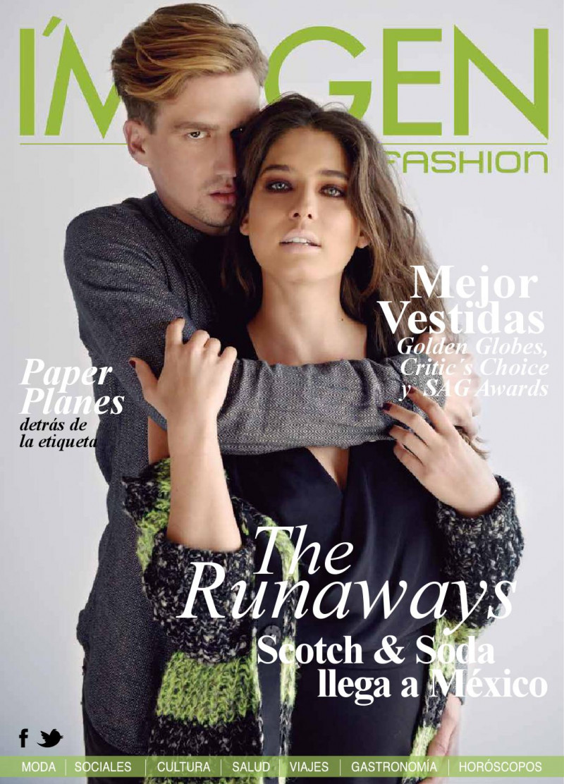 Alfred featured on the I\'magen in Fashion cover from February 2014