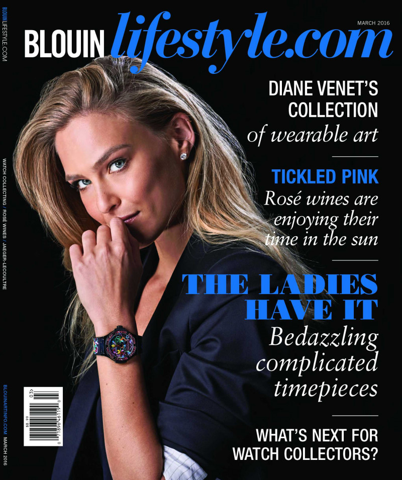 Bar Refaeli featured on the BLOUIN Lifestyle cover from March 2016