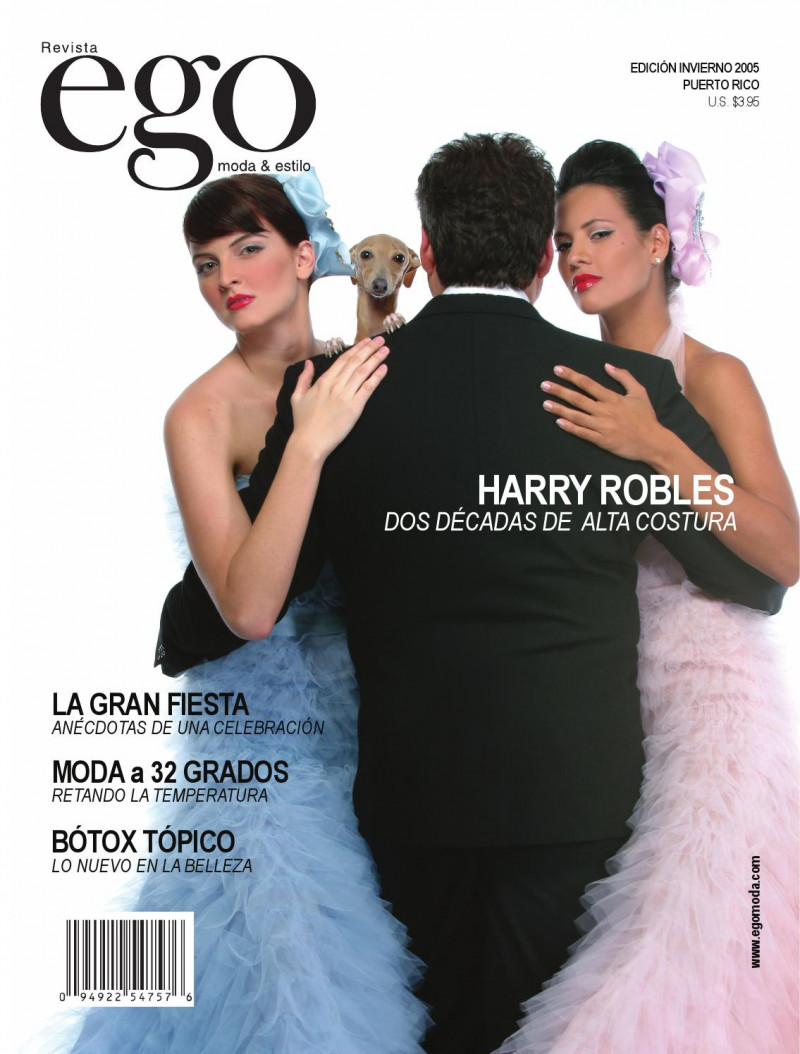 Teresa Sacos, Aurea Marrero featured on the Revista Ego cover from December 2005