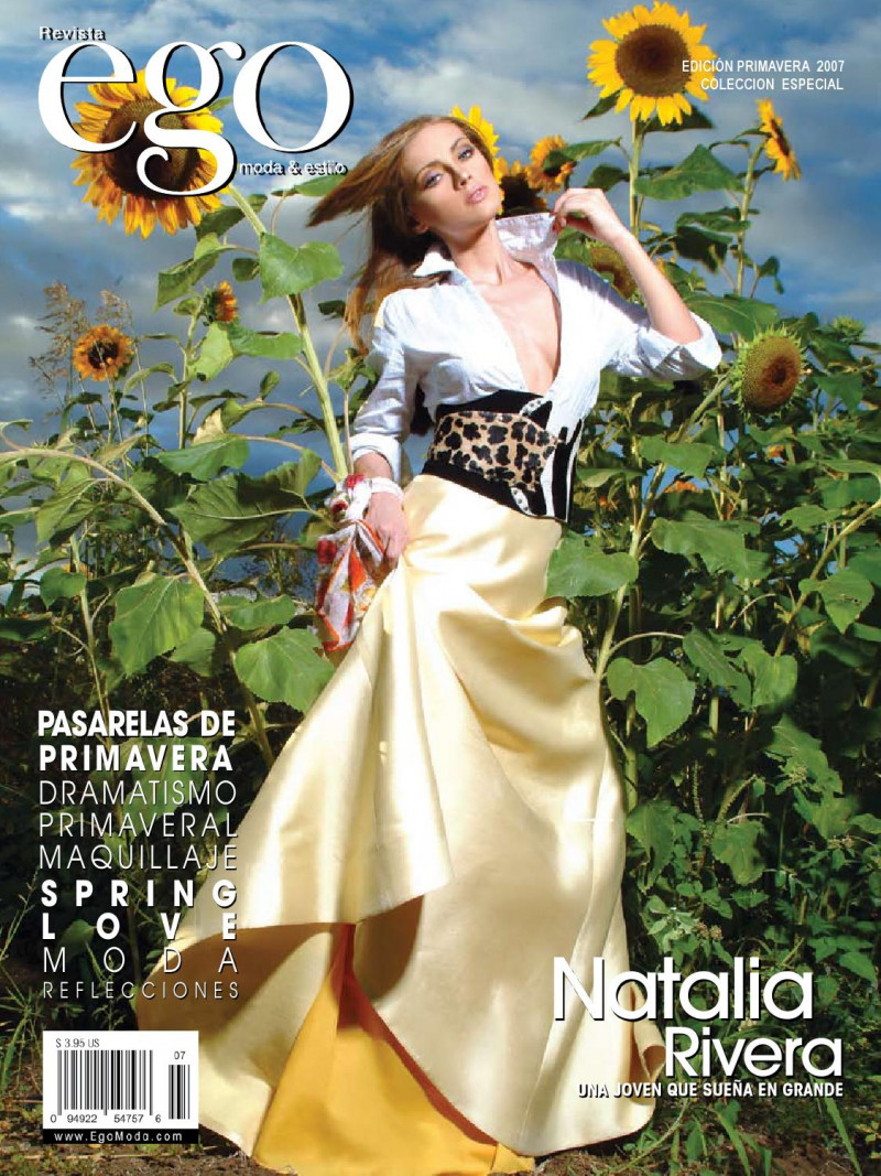 Natalia Rivera featured on the Revista Ego cover from March 2007