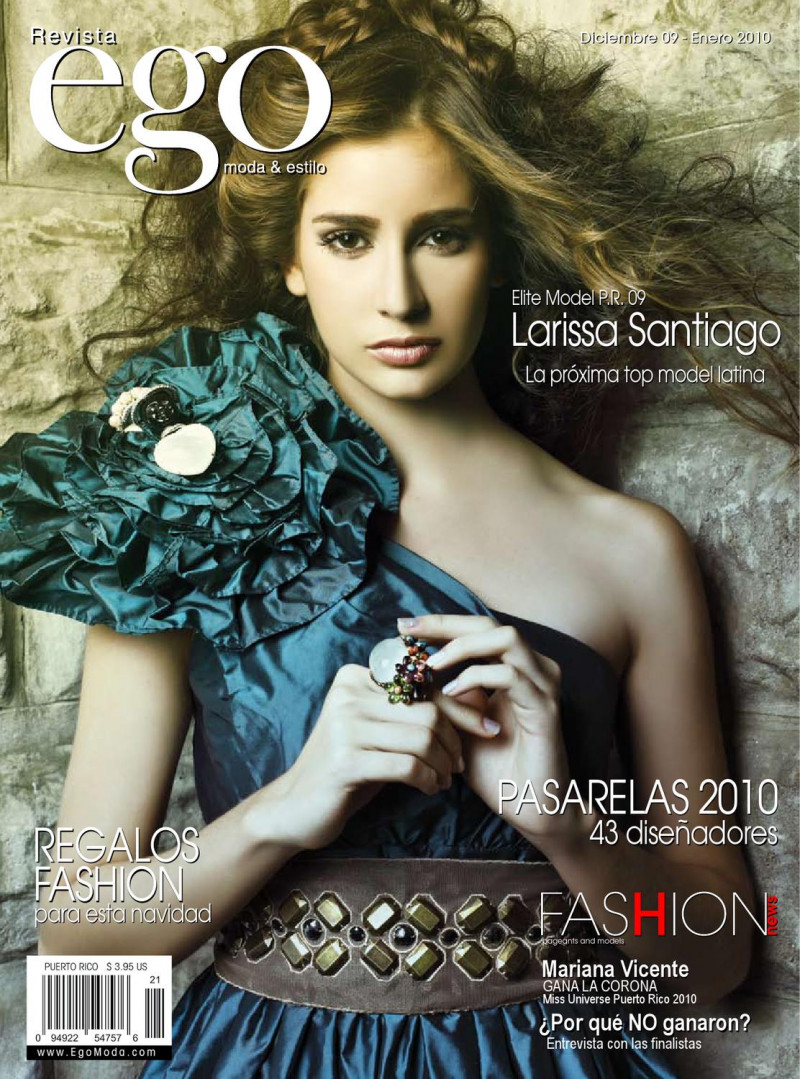 Larissa Santiago
 featured on the Revista Ego cover from December 2009