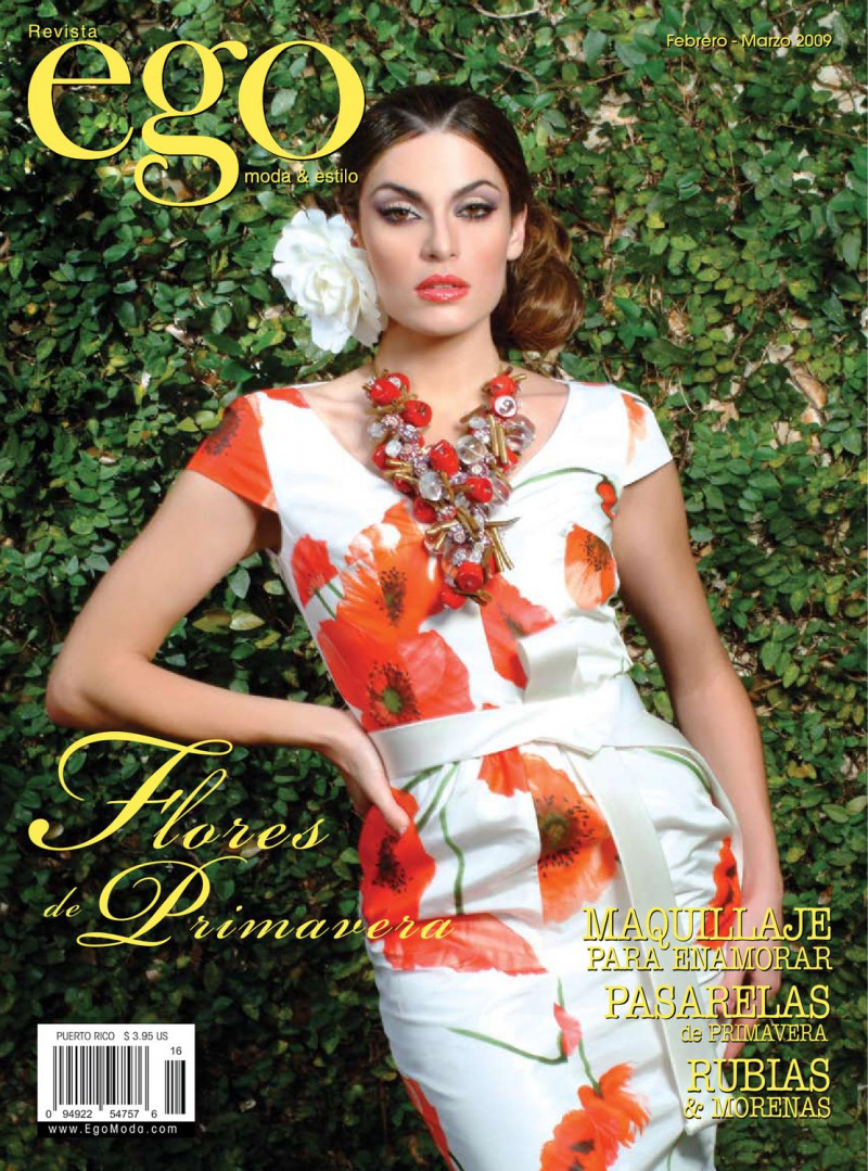 Jeann Maldonado featured on the Revista Ego cover from February 2009