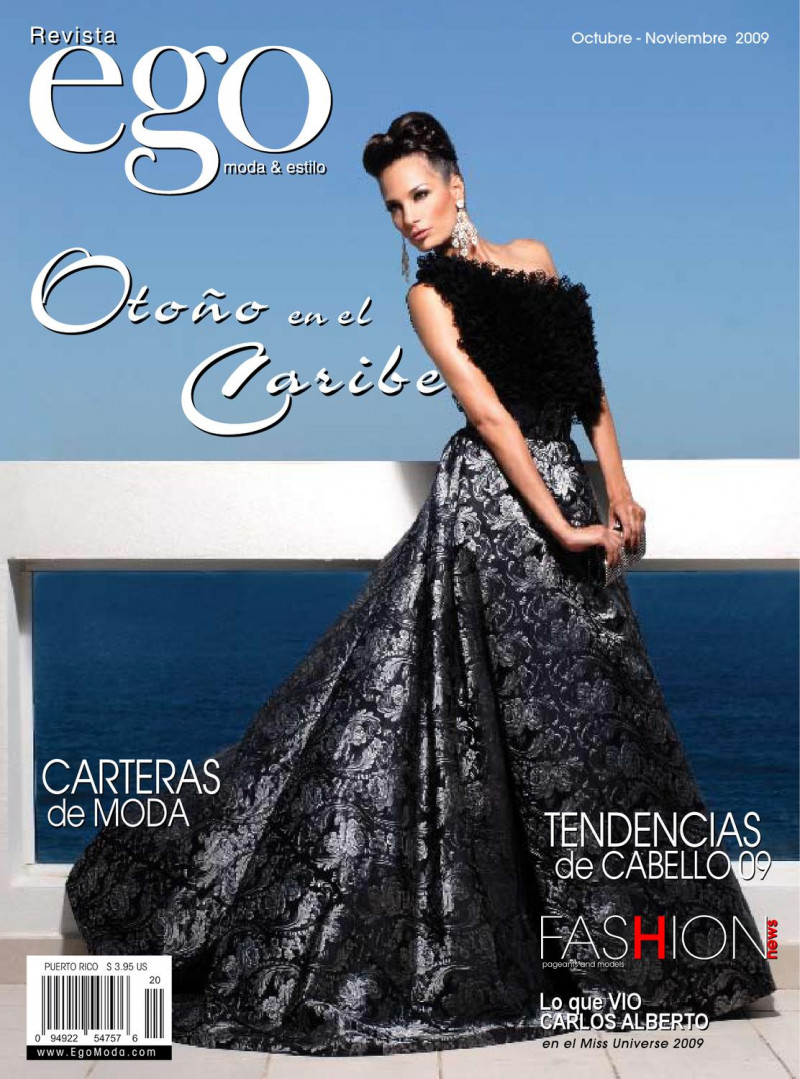 Azarel Nadal featured on the Revista Ego cover from October 2009