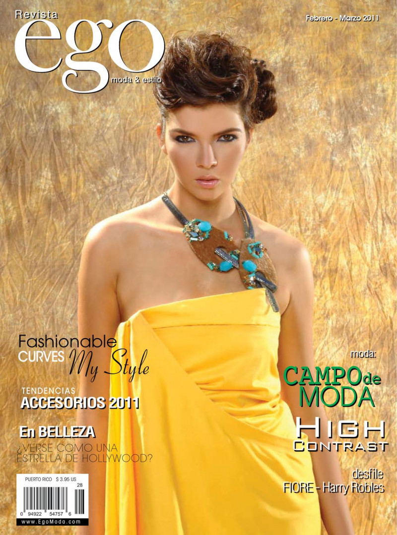 Stephanie Roman featured on the Revista Ego cover from February 2011