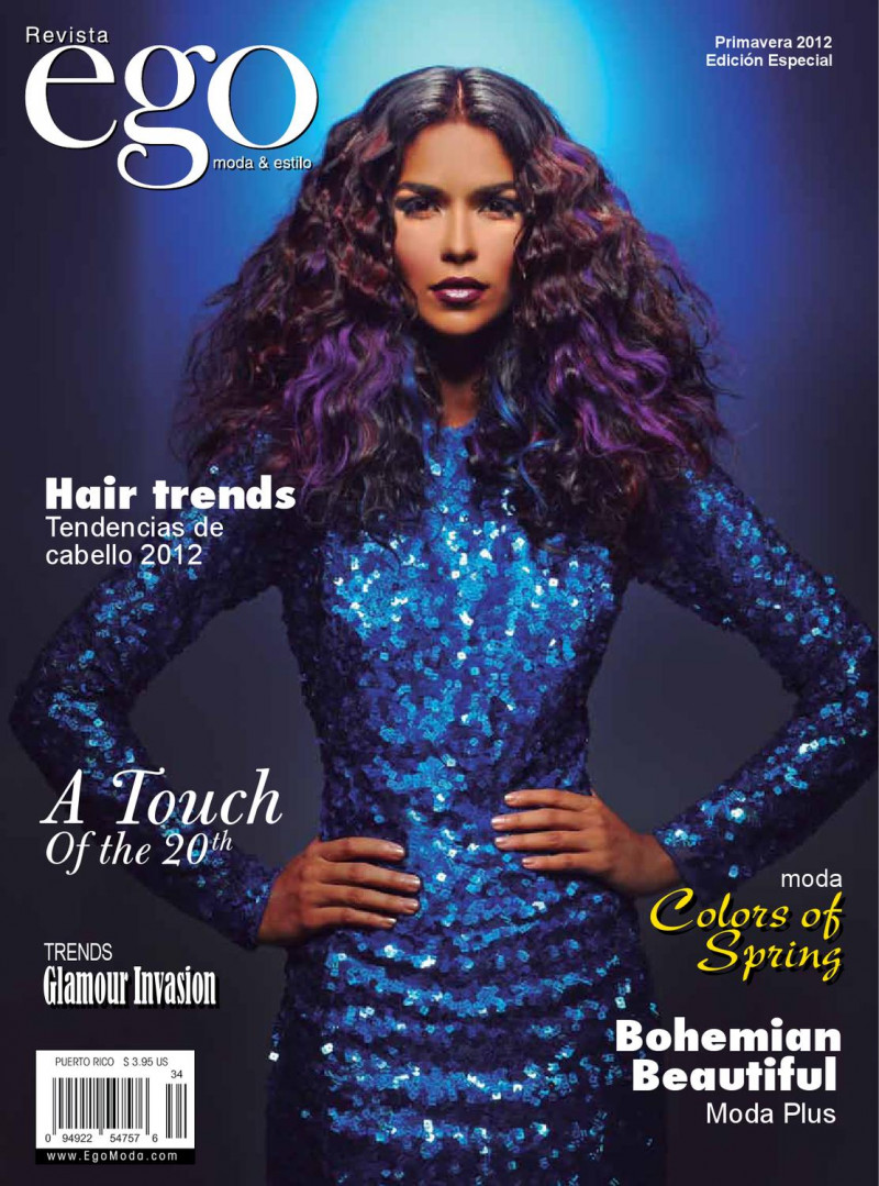 Alejandra Rosario featured on the Revista Ego cover from March 2012