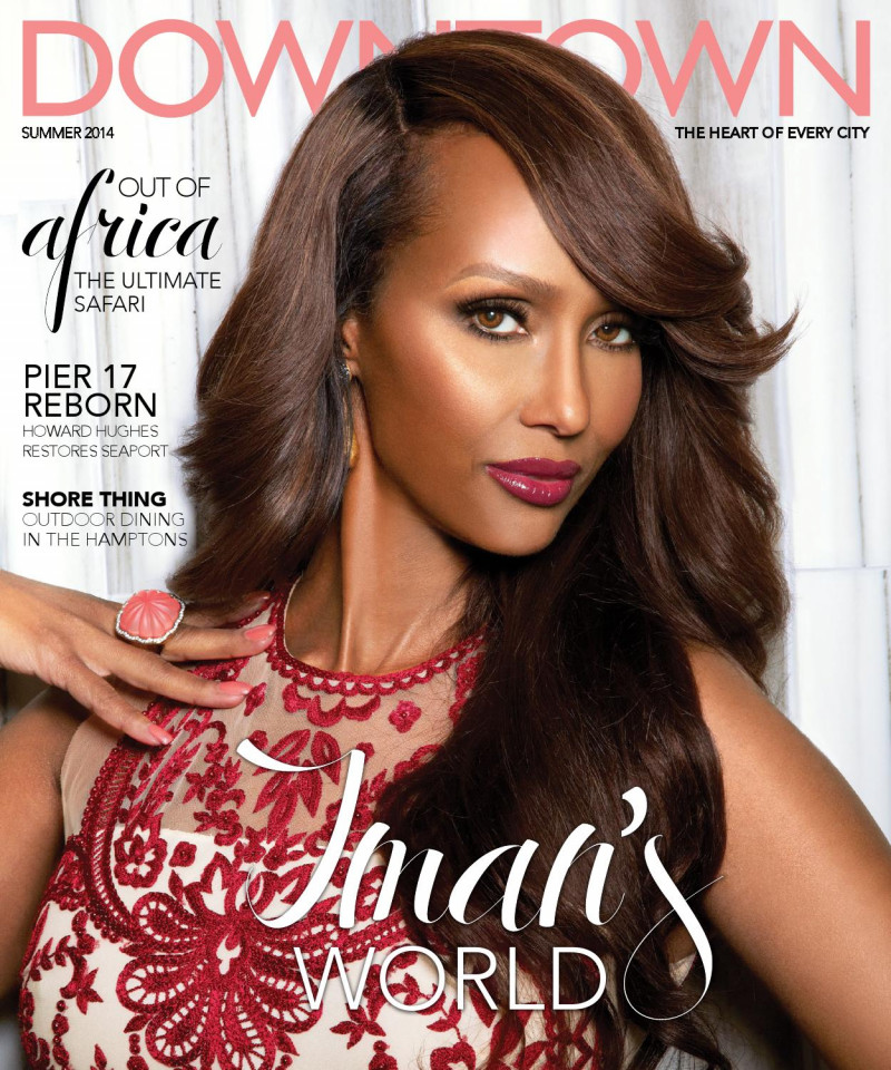 Iman Abdulmajid featured on the Downtown cover from June 2014