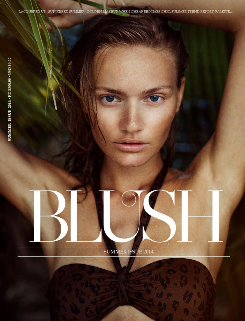 Alina Bespalaya featured on the Blush cover from June 2014