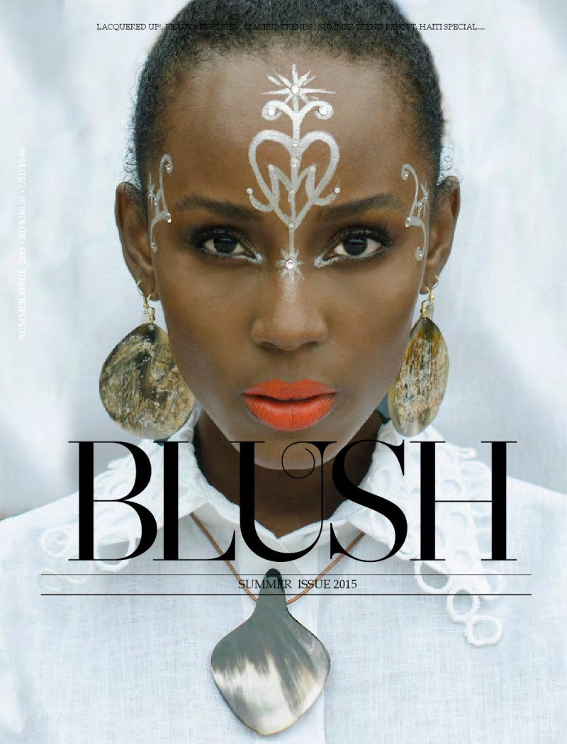 Manouchka Luberisse featured on the Blush cover from June 2015