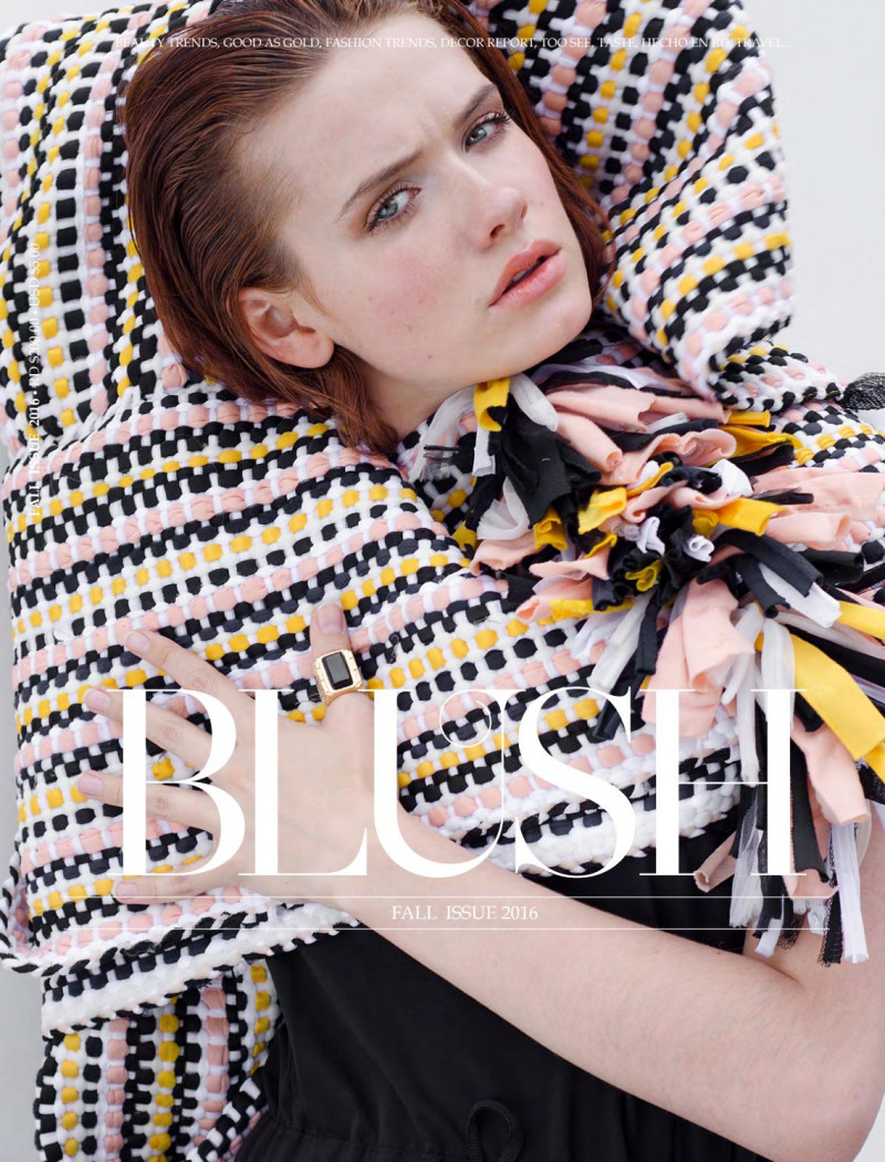 Anna Bertulite featured on the Blush cover from September 2016