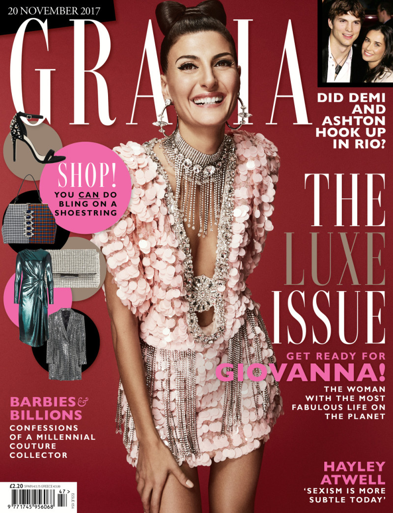 Giovanna Engelbert featured on the Grazia UK cover from November 2017