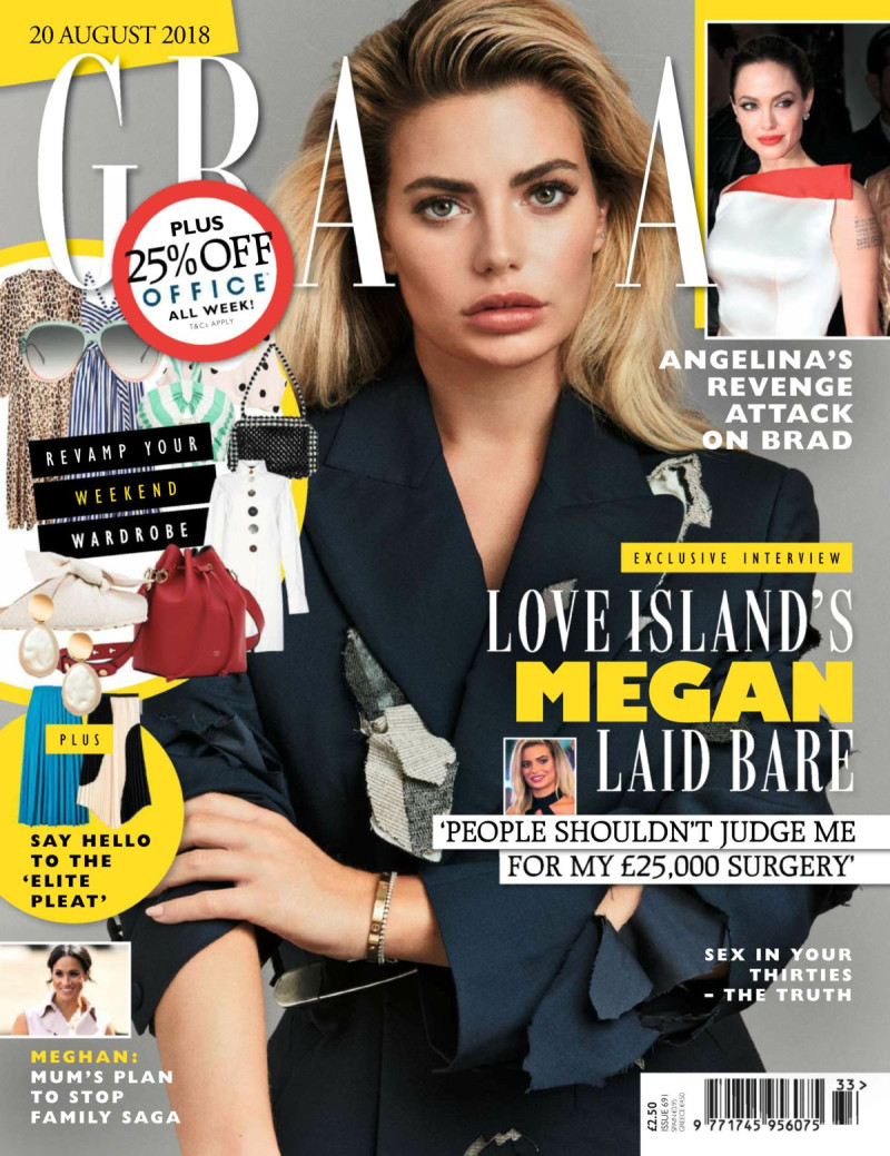  featured on the Grazia UK cover from August 2018