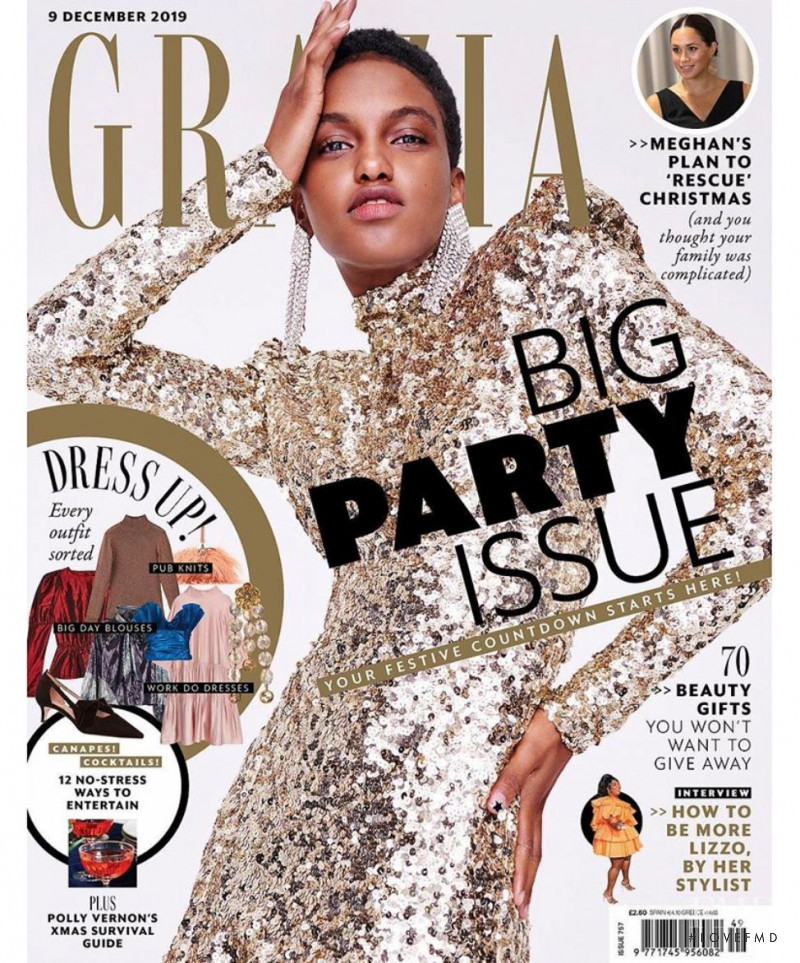  featured on the Grazia UK cover from December 2019