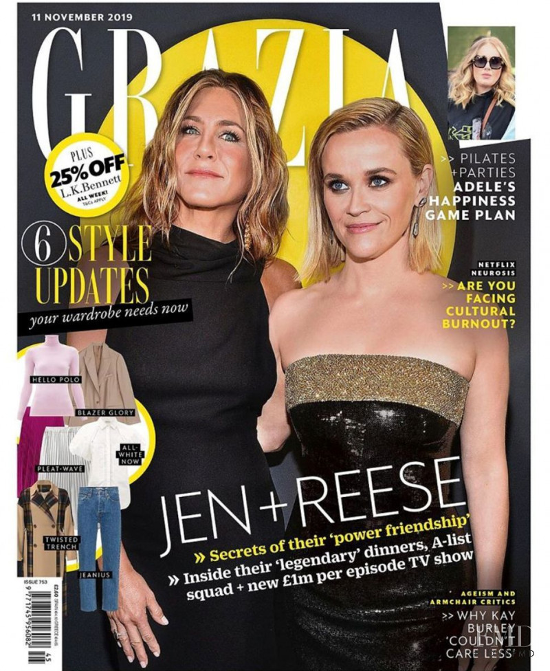  featured on the Grazia UK cover from November 2019