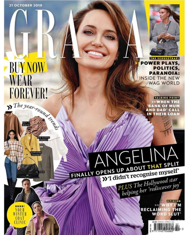  featured on the Grazia UK cover from October 2019