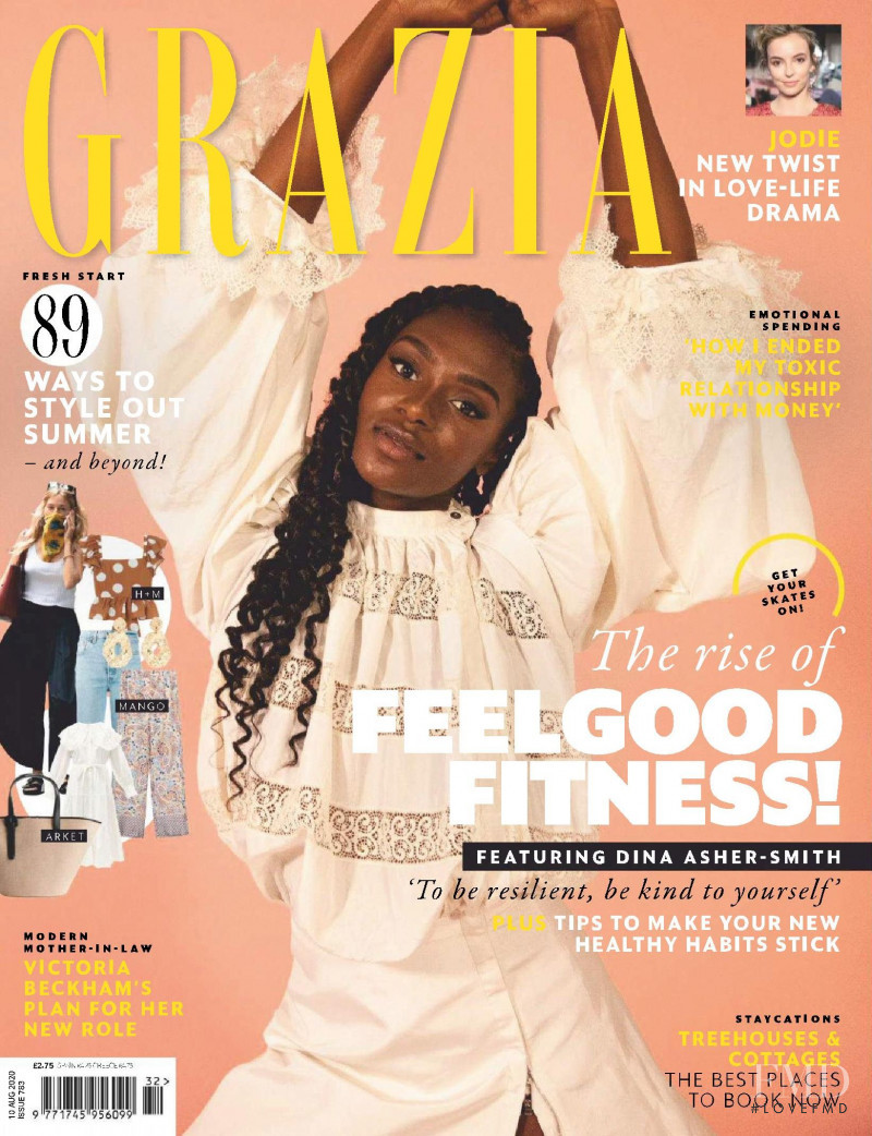  featured on the Grazia UK cover from August 2020