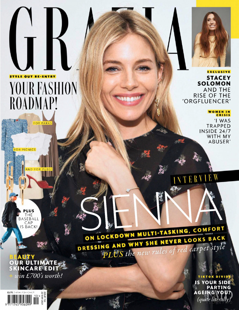  featured on the Grazia UK cover from March 2021