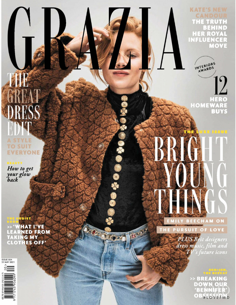  featured on the Grazia UK cover from May 2021