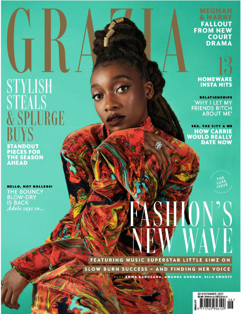  featured on the Grazia UK cover from November 2021