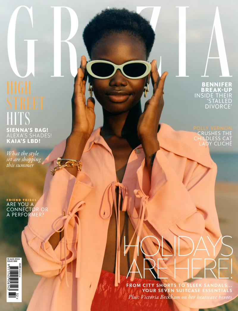  featured on the Grazia UK cover from August 2024