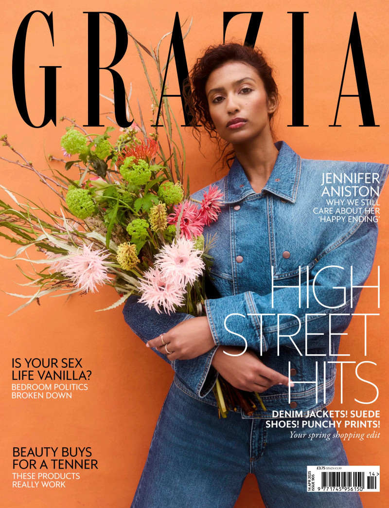  featured on the Grazia UK cover from April 2025