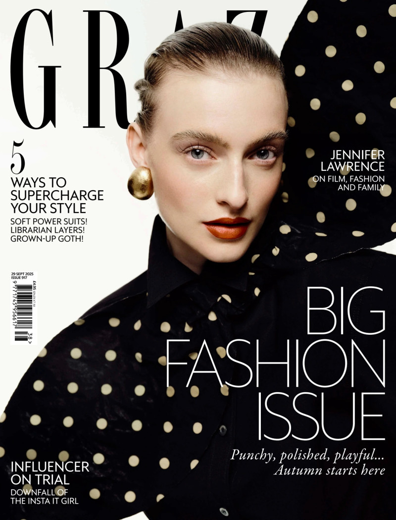 Berit Heitmann featured on the Grazia UK cover from September 2025